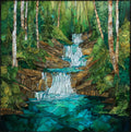 High Falls of the Manitou River — ceramic art tile