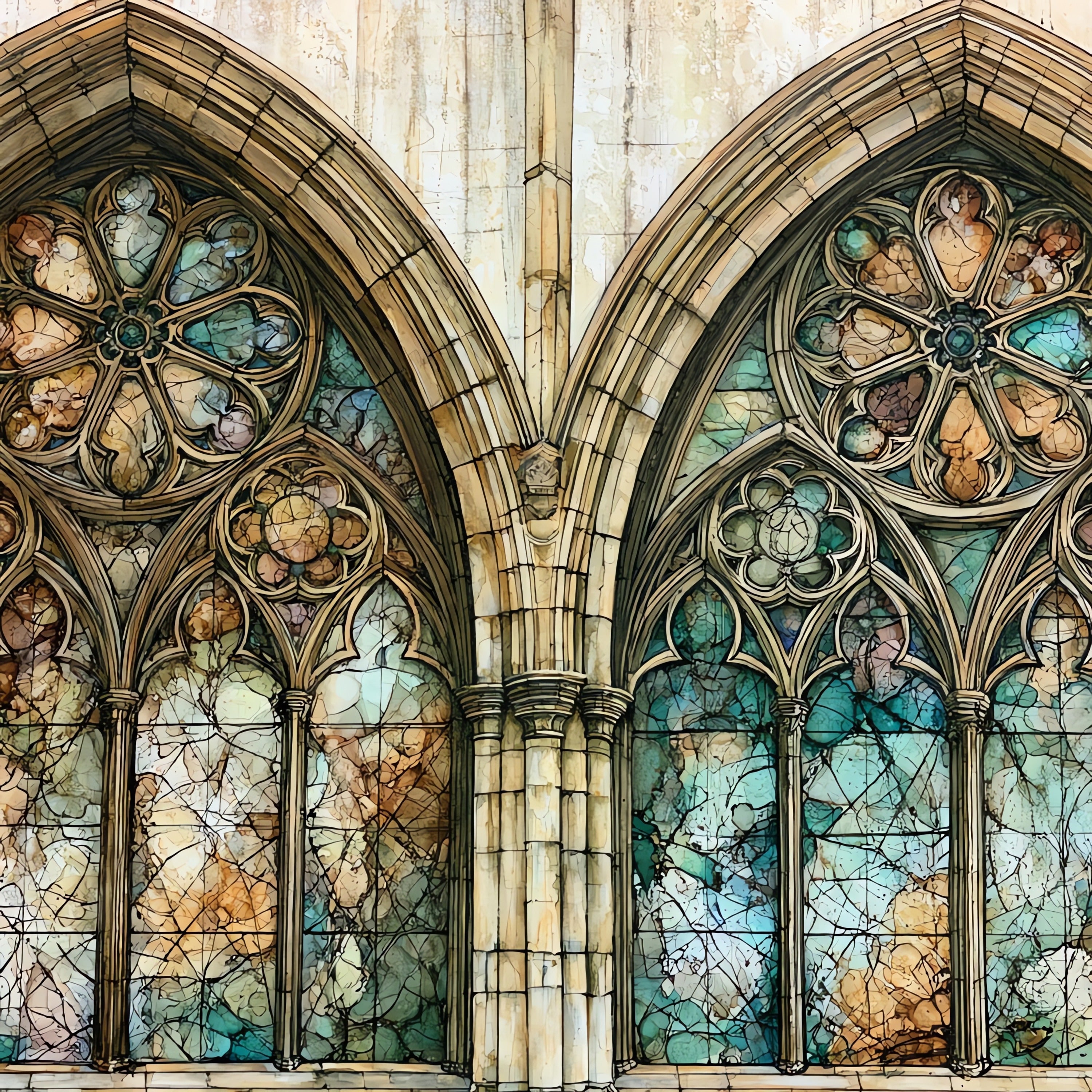 the Cathedral Church of Saint John — ceramic art tile