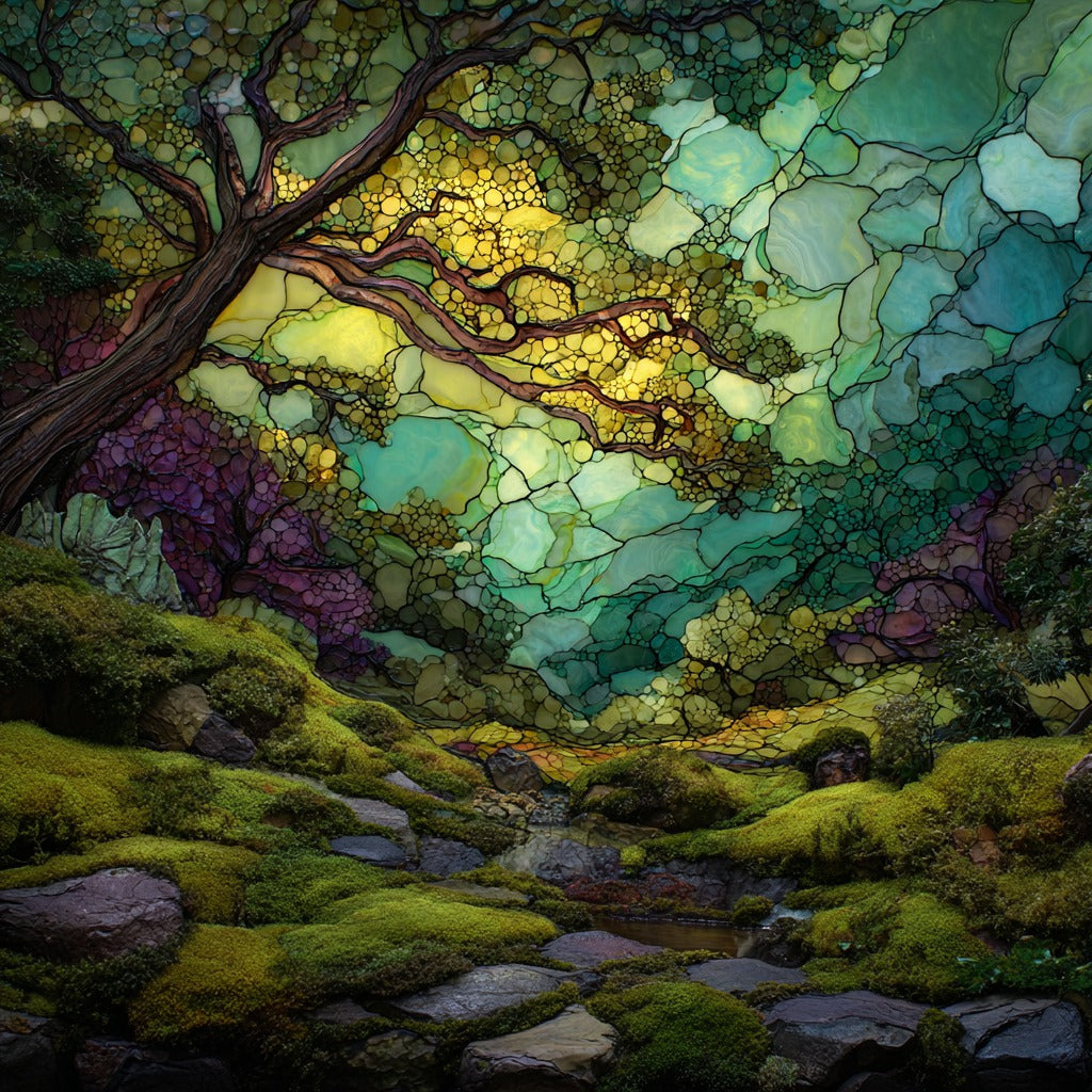Arashiyama Hogon — ceramic art tile