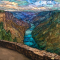 Breaks Interstate Park canyon — ceramic art tile