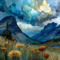 Glacier National Park Mistakis — ceramic art tile