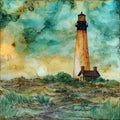 Sandy Hook Lighthouse — ceramic art tile
