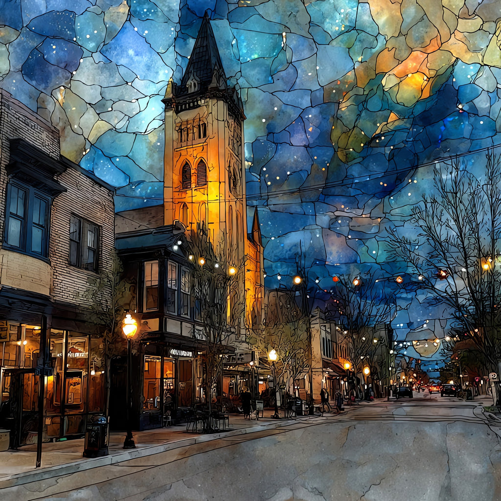 Kerrytown — ceramic art tile