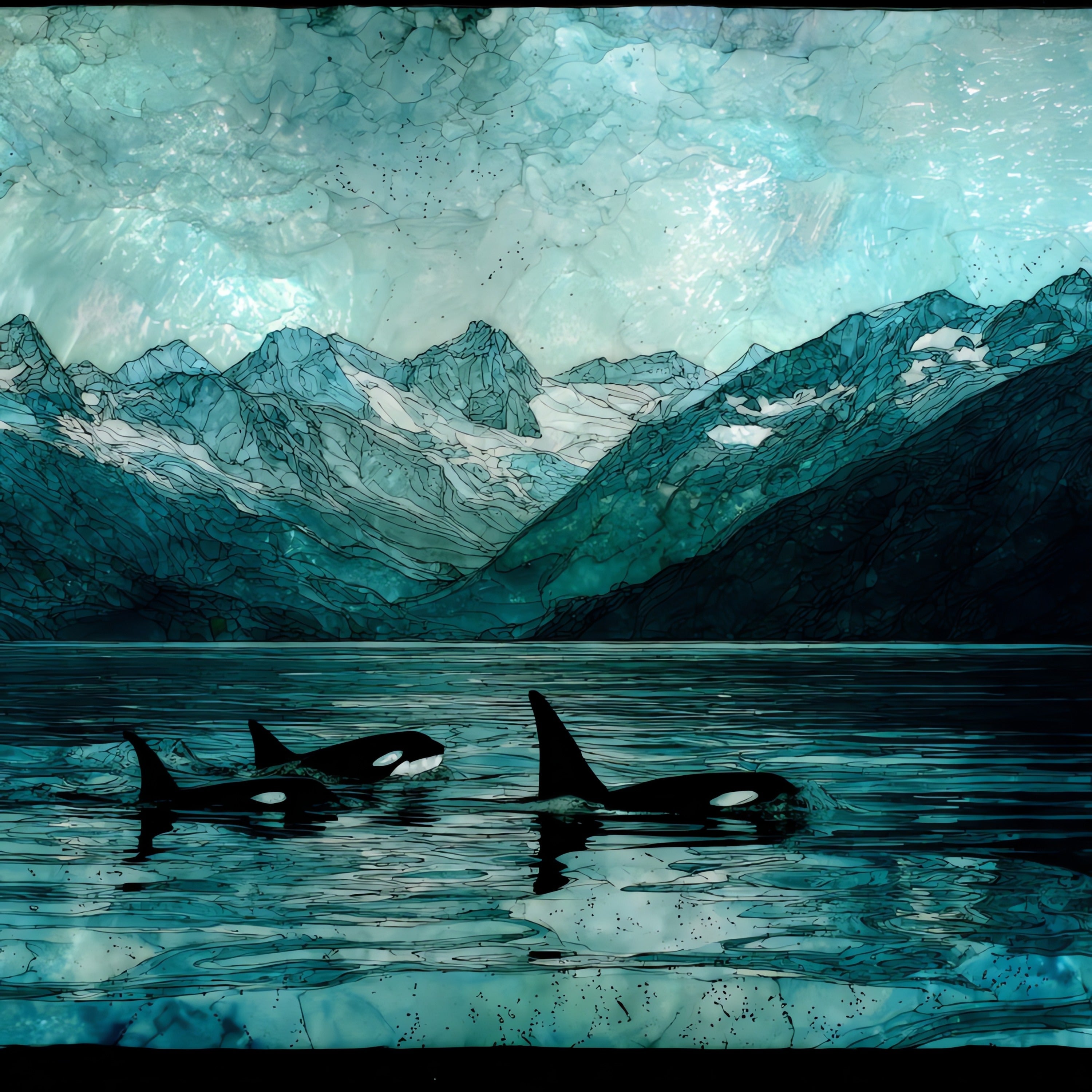 Frederick Sound — ceramic art tile