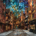 New Market historic main street — ceramic art tile