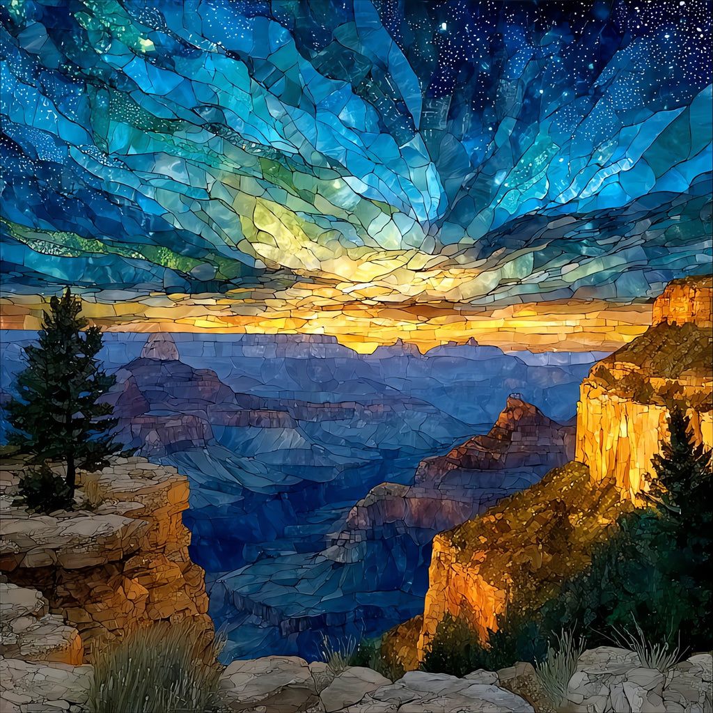 Grand Canyon Mather Point — ceramic art tile