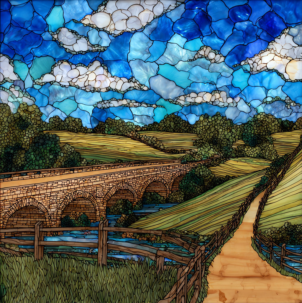 Manassas National Battlefield — ceramic art tile