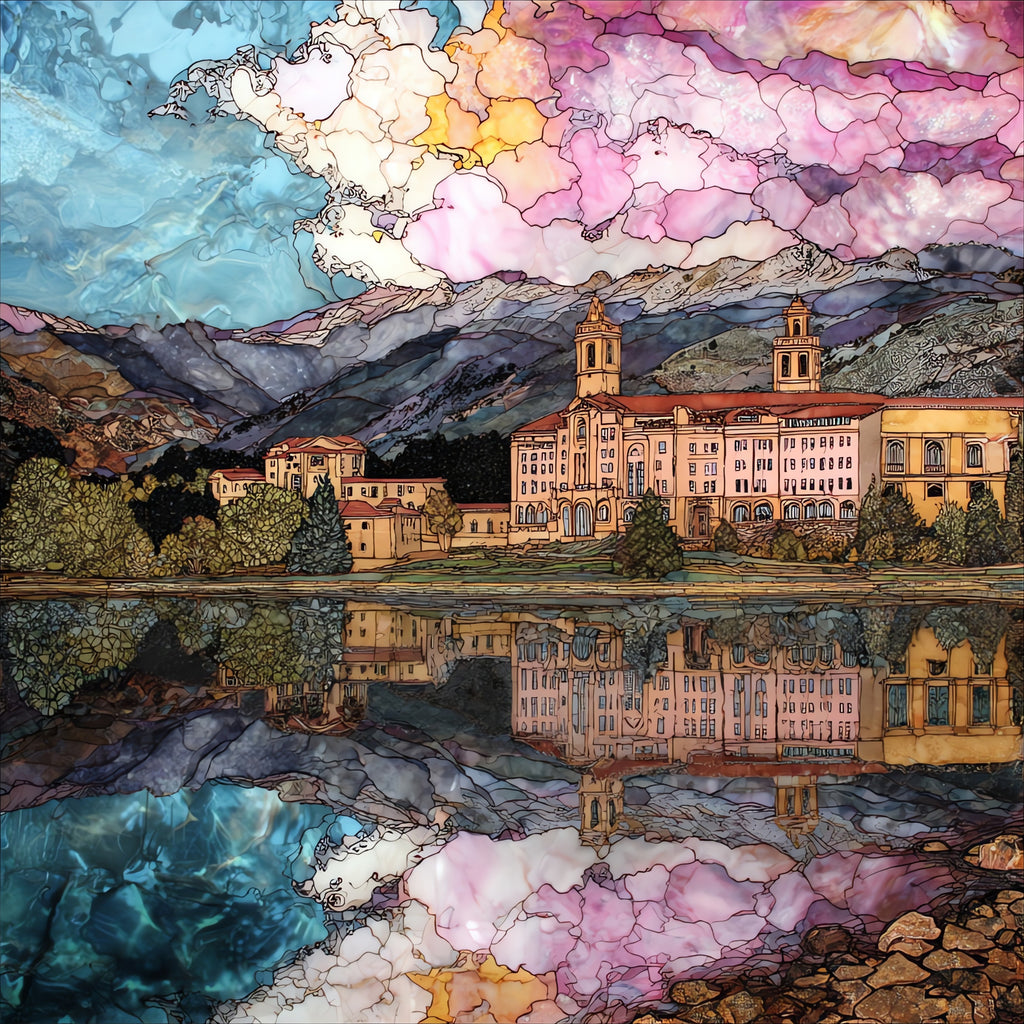 Broadmoor Colorado Springs Front Range — ceramic art tile