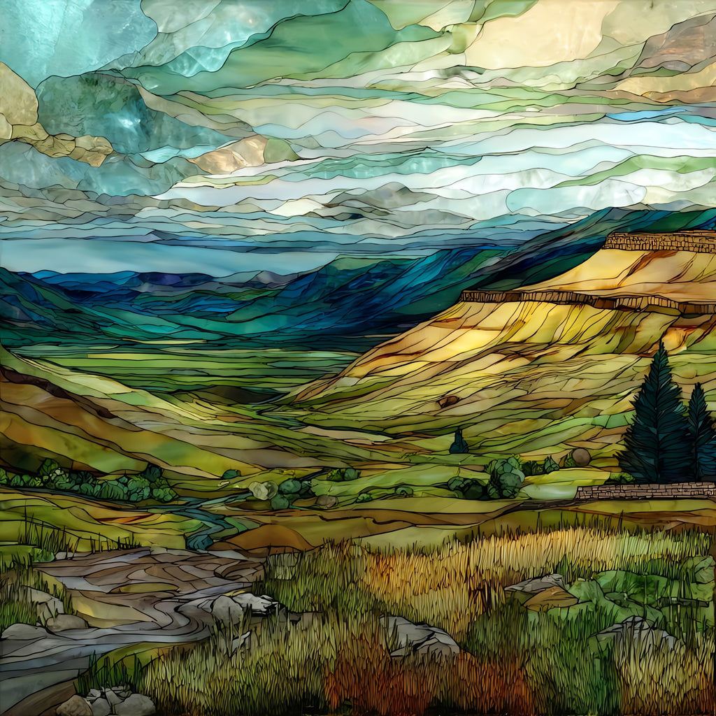 Last Stand Hill — ceramic art tile