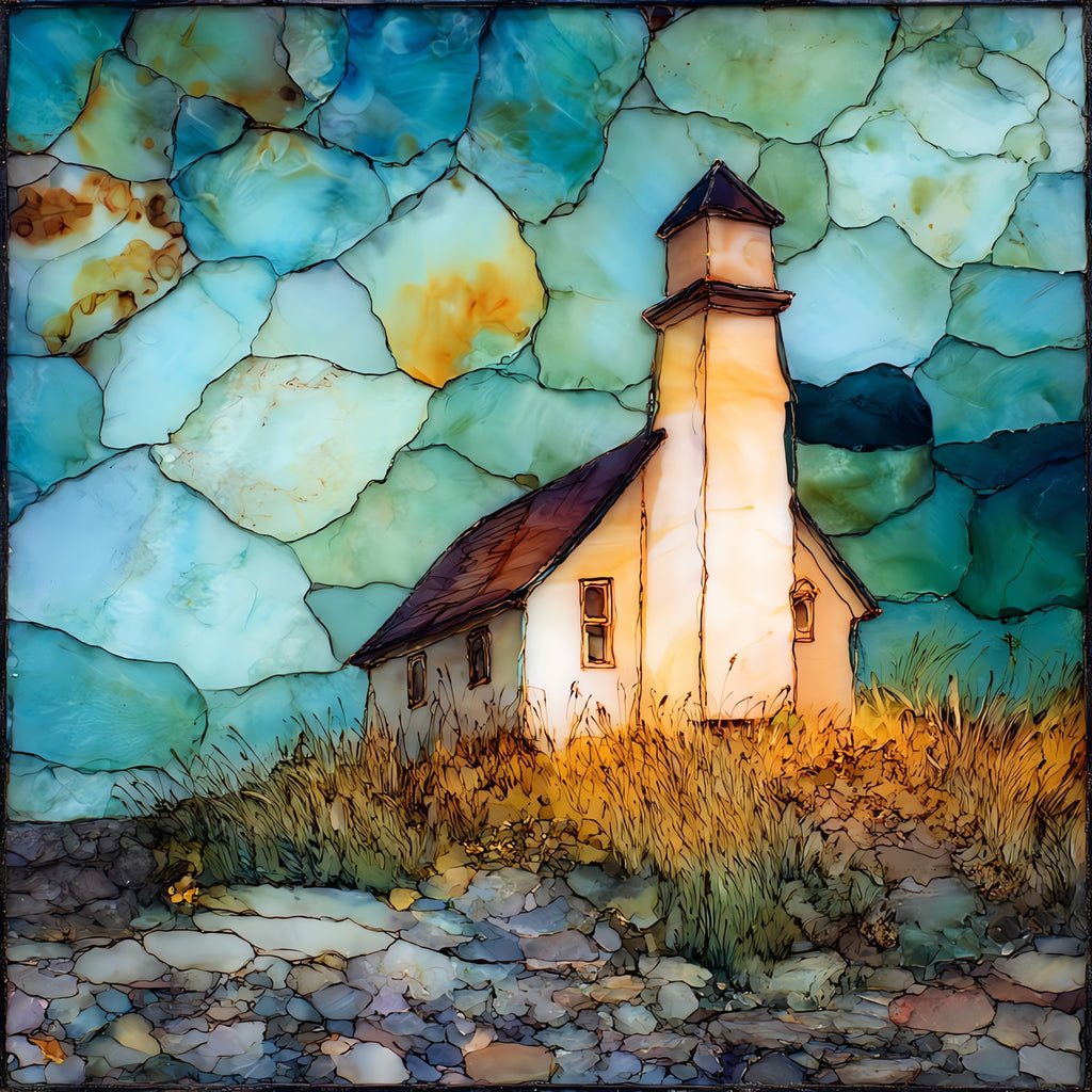 South Manitou Island — ceramic art tile