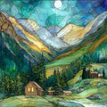 Ashcroft ghost town Elk Range — ceramic art tile