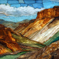 Rainbow Basin — ceramic art tile