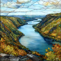 the Hudson River — ceramic art tile