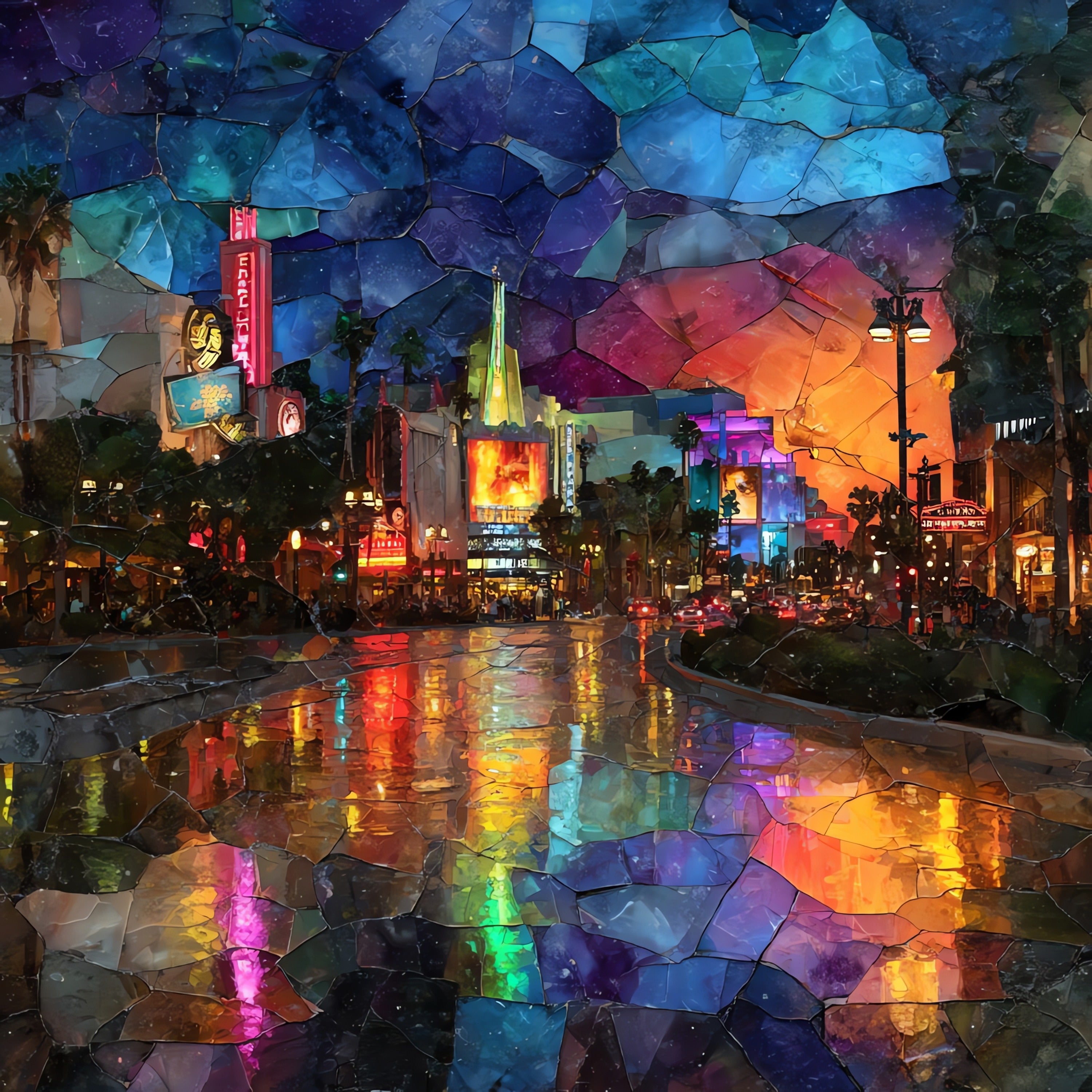 Gatorland Orlando entrance — ceramic art tile