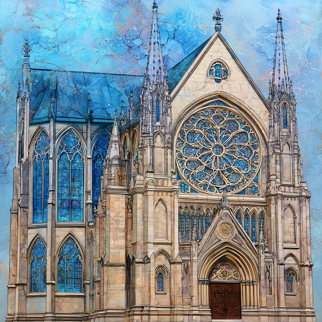 the Cathedral of the — ceramic art tile