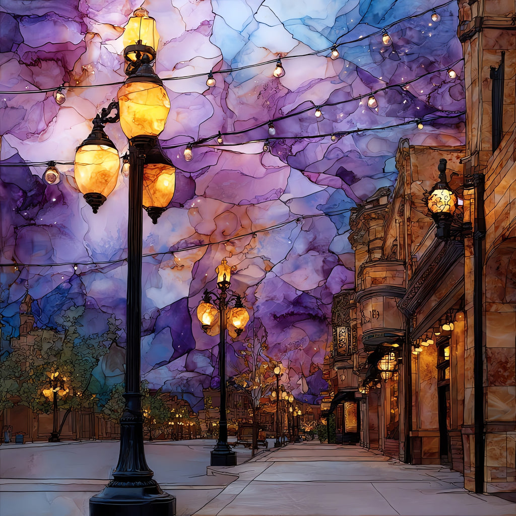 Gaslamp Quarter — ceramic art tile