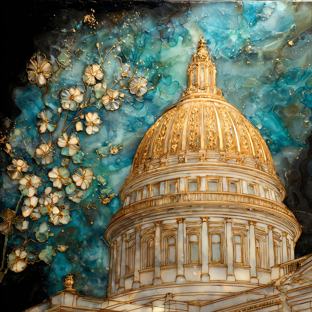the Minnesota State Capitol — ceramic art tile