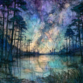Trap Pond — ceramic art tile