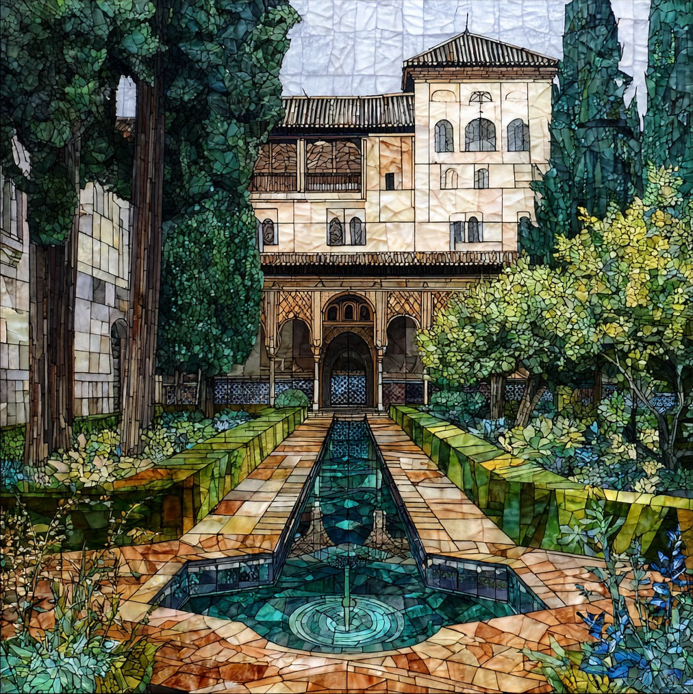 Real Alcazar Mudejar Courtyards — ceramic art tile