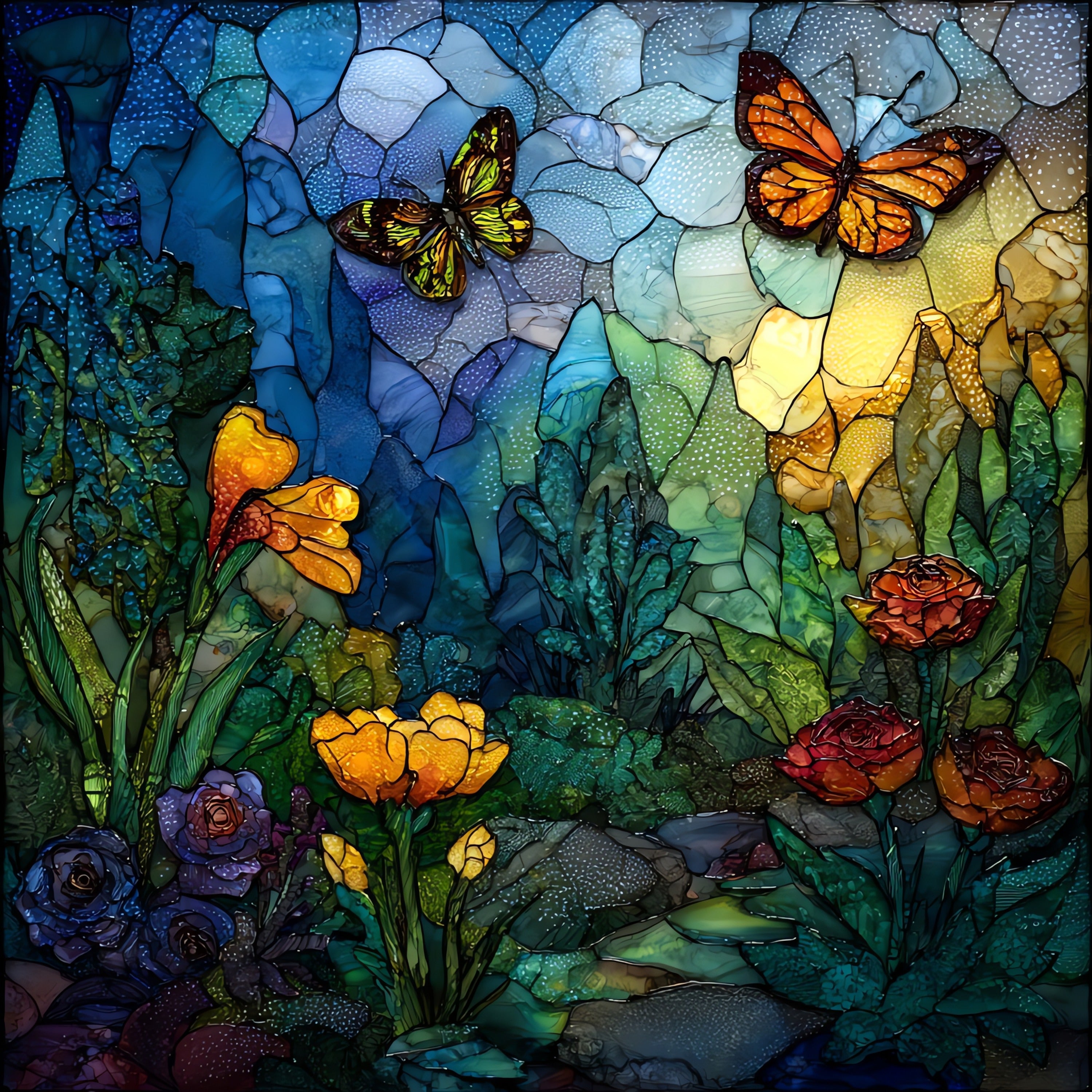 ABQ BioPark Rio Grande — ceramic art tile