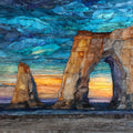 the Monument Rocks chalk arch on — ceramic art tile