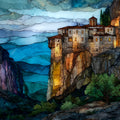 Simonopetra Monastery — ceramic art tile