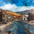 Searchlight historic mining town — ceramic art tile