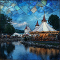 Lake Compounce — ceramic art tile