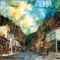 Idaho Springs mining town Front Range — ceramic art tile