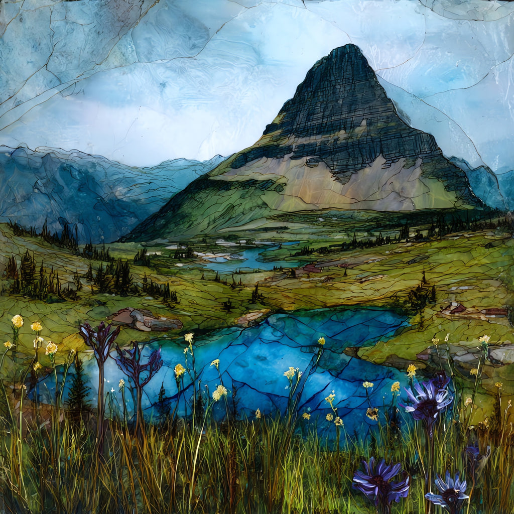 Mount Reynolds — ceramic art tile