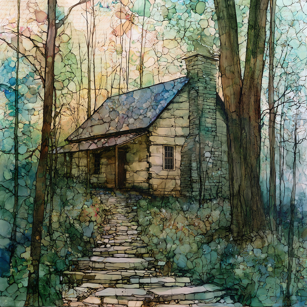 the Lincoln Boyhood National — ceramic art tile