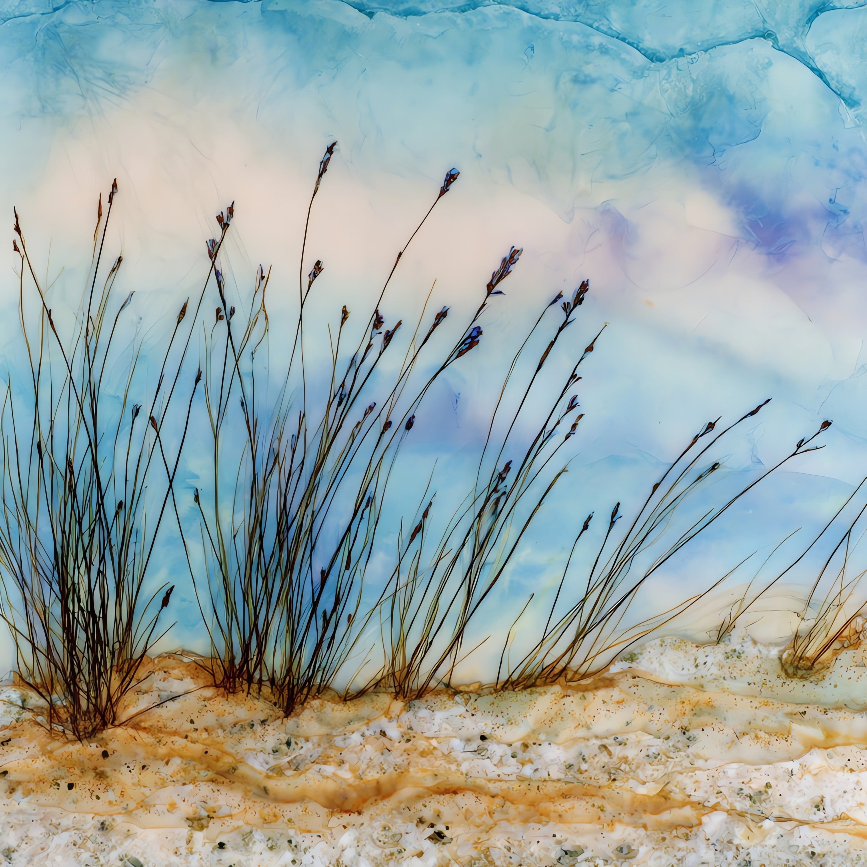 Sea Center Texas Sea turtle hatchery — ceramic art tile
