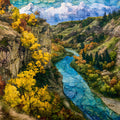 Pembina Gorge — ceramic art tile