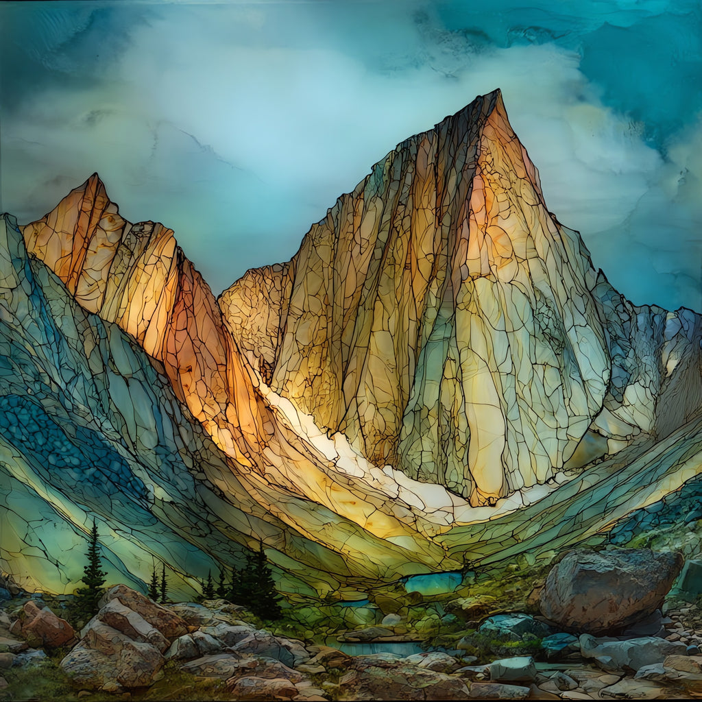 Granite Peak the highest summit in — ceramic art tile