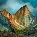 Granite Peak the highest summit in — ceramic art tile