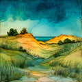P — ceramic art tile