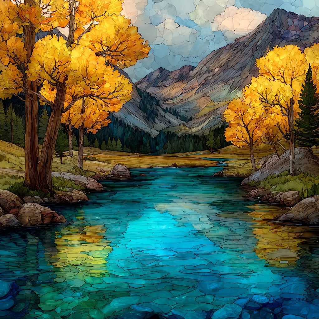 Tuolumne Meadows — ceramic art tile