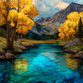 Tuolumne Meadows — ceramic art tile