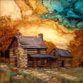 the Cyrus McCormick Farm — ceramic art tile