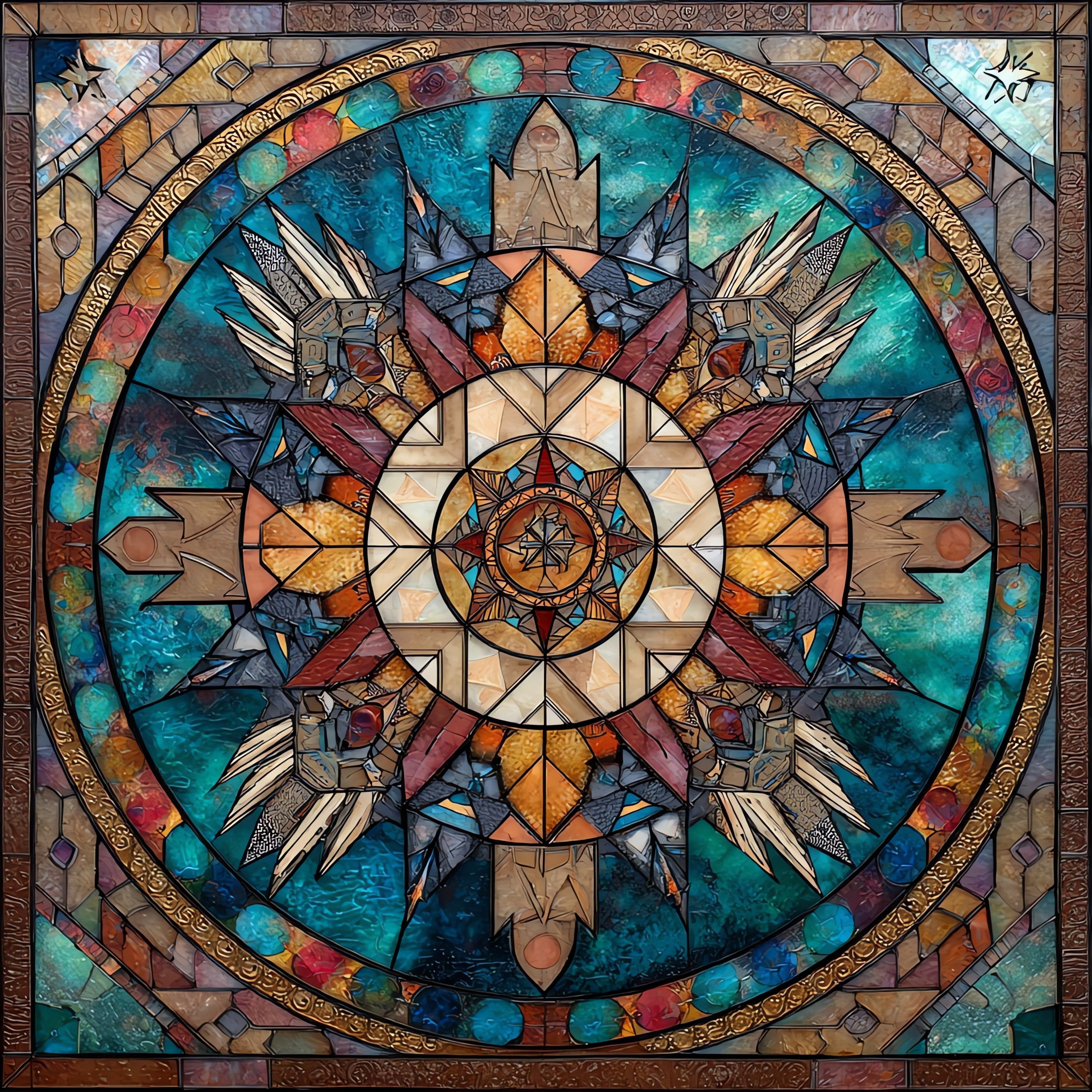 the Indian Museum of — ceramic art tile