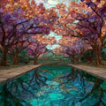 the Brooklyn Botanic Garden — ceramic art tile