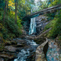 Laurel Falls — ceramic art tile