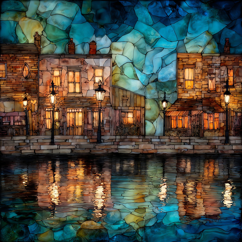 the Wickford historic village — ceramic art tile