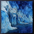 the Lake Superior ice caves — ceramic art tile