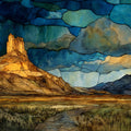 Split Rock on the Sweetwater Oregon — ceramic art tile