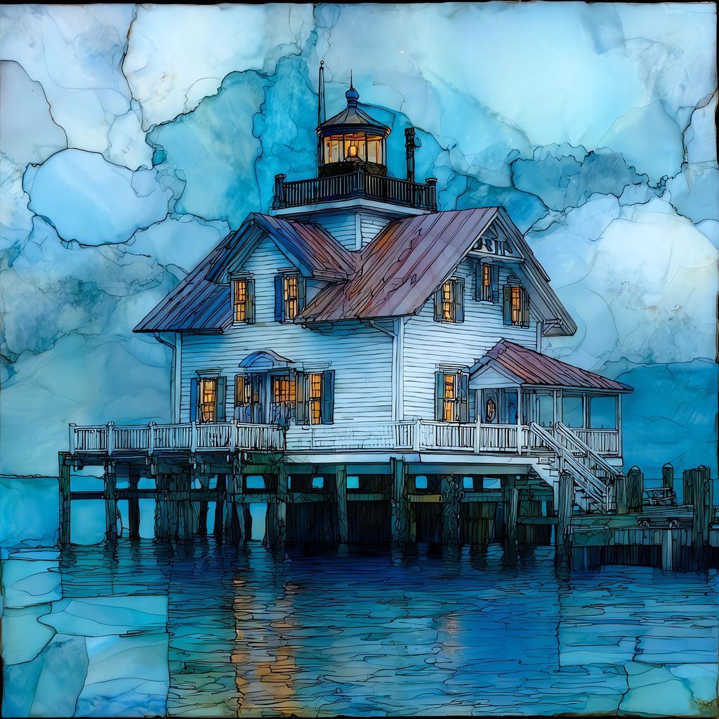 the St Michaels Chesapeake — ceramic art tile
