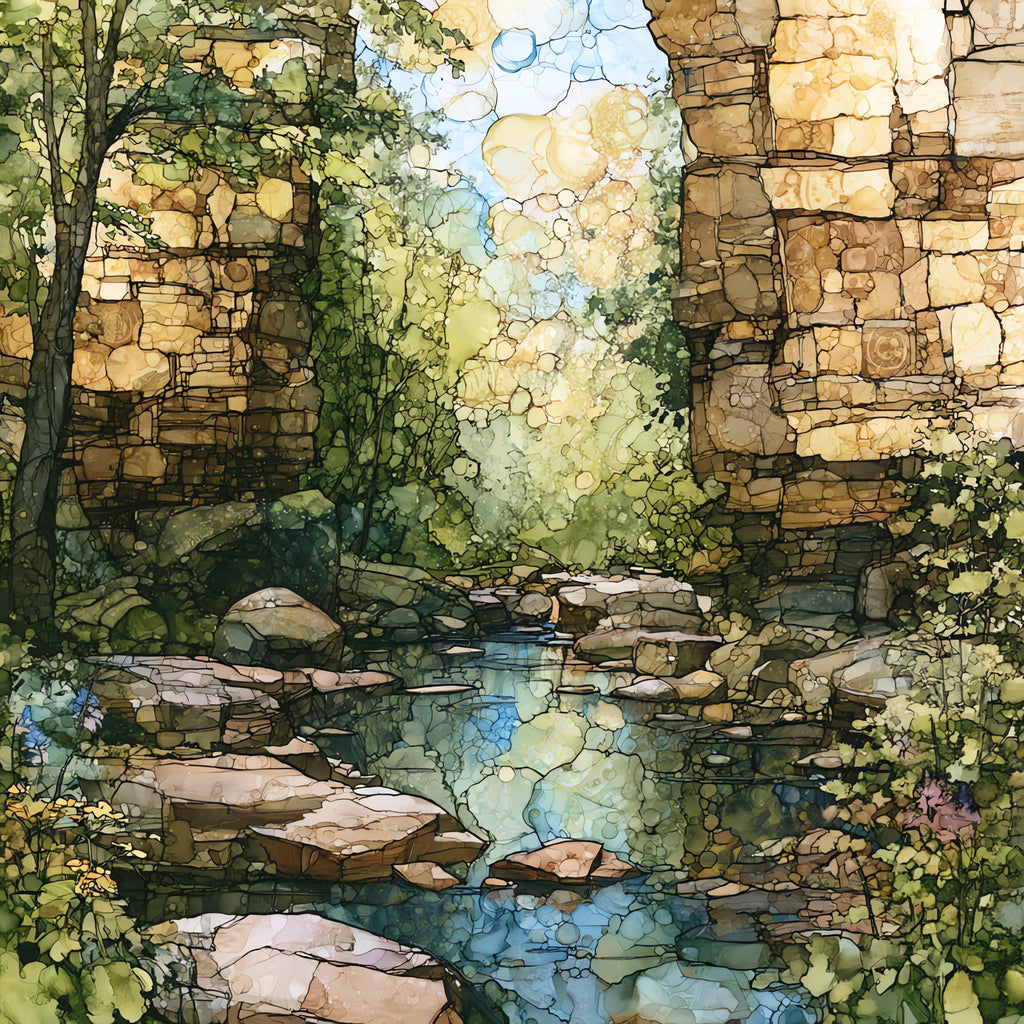 Ledges State Park — ceramic art tile
