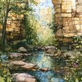 Ledges State Park — ceramic art tile