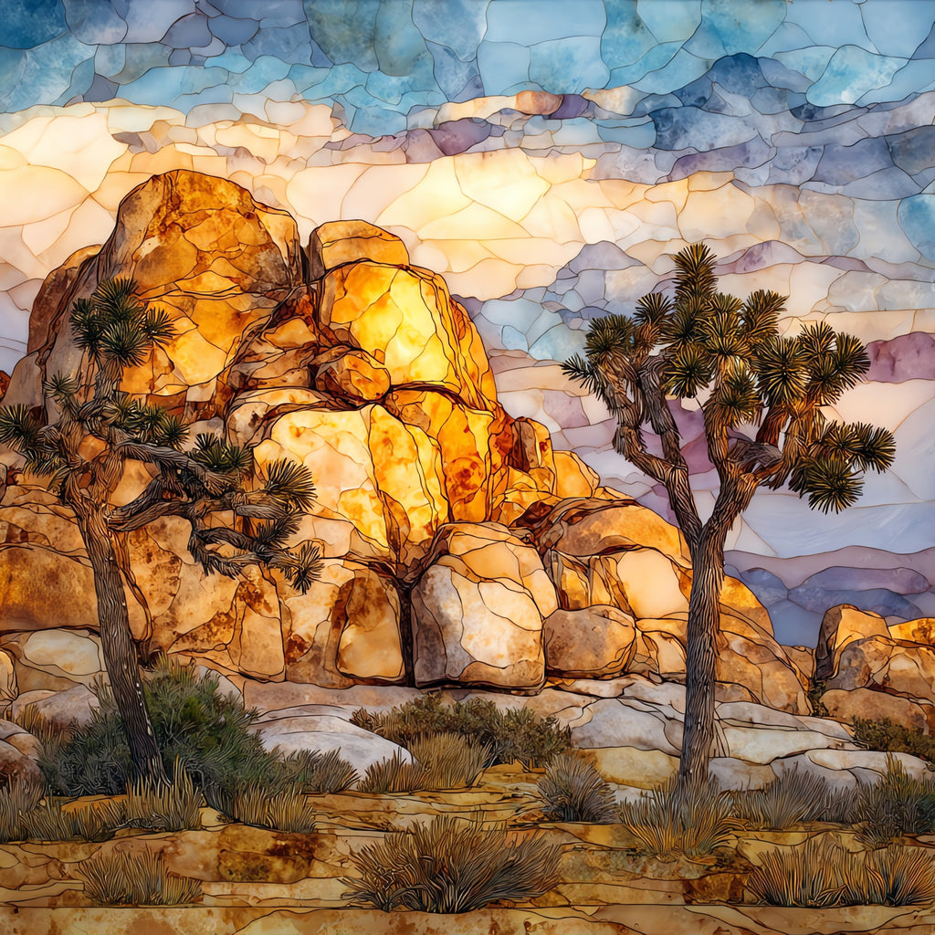 Skull Rock Joshua Tree — ceramic art tile