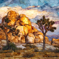 Skull Rock Joshua Tree — ceramic art tile